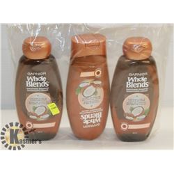 BAG OF GARNIER WHILE BLENDS SHAMPOO AND