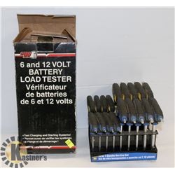 BATTERY TESTER  ALLEN KEYS METRIC AND STANDARD