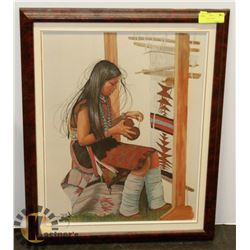 NATIVE ARTIST SIGNED