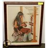 Image 1 : NATIVE ARTIST SIGNED