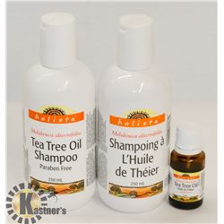 BAG OF TEA TREE OIL AND TEA TREE SHAMPOO