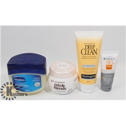 BAG OF SUNSCREEN AND OTHER BEAUTY PRODUCTS