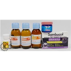 BAG OF ASSORTED KIDS MEDICINE