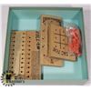 Image 1 : SET OF VINTAGE CABIN PEG GAMES