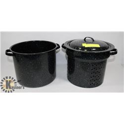 STOCKPOT WITH STEAMER/ BOILER INSERT