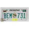 Image 1 : OKLAHOMA LICENSE PLATE