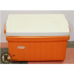 ORANGE COLEMAN COOLER