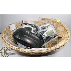 BASKET OF ELECTRONICS