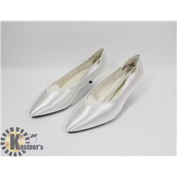 SATIN PARTY ADA WHITE SZ 7.5
