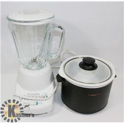 12 V CROCK POT & PROCTOR SILEX BLENDER