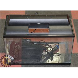 10 GAL FISH TANK WITH HEATER AND FILTER