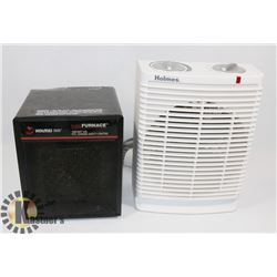 LOT OF 2 SPACE HEATERS