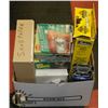 Image 1 : BOX OF ASSORTED SANDING PAPER AND EQUIPMENT