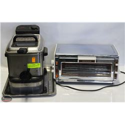 T-FAT DEEP FRYER W/ PROCTOR SILEX TOASTER OVEN