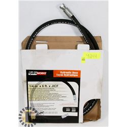 HYDRO WORKS HYDRAULIC HOSE 1.4" X 6' X JICF