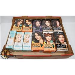 FLAT OF ASSORTED HAIR COLOUR