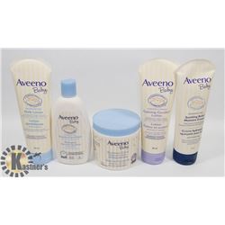 BAG OF ASSORTED AVEENO BABY PRODUCT