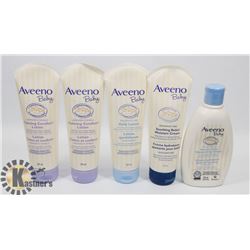 BAG OF ASSORTED AVEENO BABY PRODUCT