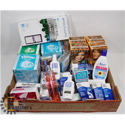 FLAT OF ASSORTED DRUG STORE CLOSURE PRODUCT