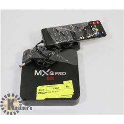 MXQ PRO 4K TV BOX.