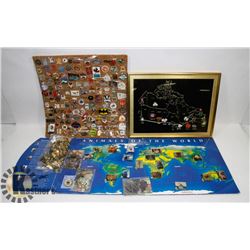 FLAT WITH EMBLEMS OF CANADA 1985