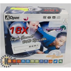 FACTORY SEALED AOPEN 18X TRIPLE