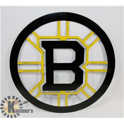 18" BOSTON BRUIN METAL ART.