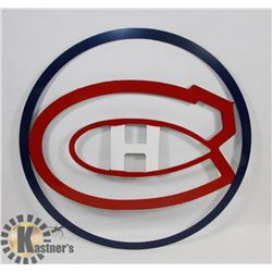 18" MONTREAL CANADIENS METAL ART.