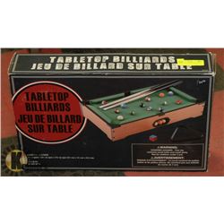 NEW TABLE TOP BILLIARDS POOL