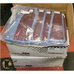 2 BOXES OF 2XL ANSELL MICROCHEM COVERALLS.