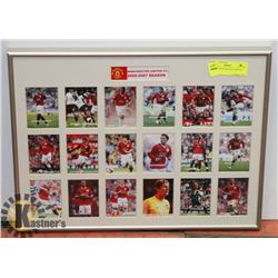 FRAMED MANCHESTER UNITED F.C