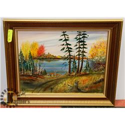 VINTAGE H.MC.GEE 1975 OIL PAINTING