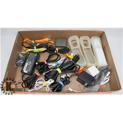 GAME AND PHONE CORDS ETC