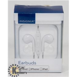 NEW INSIGNIA EARBUDS FOR IPHONE IPAD