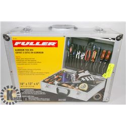 SMALL STEEL STORAGE BOX.