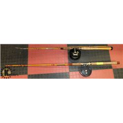 DEEP SEA FISHING ROD AND REEL X 2