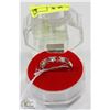 #15-CUBIC ZIRCONIA RING .925 STERLING SILVER RING