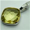 Image 2 : BRASS LEMON TOPAZ PENDANT