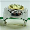 Image 2 : BRASS LEMON TOPAZ MEN'S RING