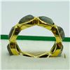 Image 2 : GOLD PLATED SILVER LABRADORITE RING