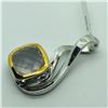 Image 2 : BRASS ROSE QUARTZ PENDANT