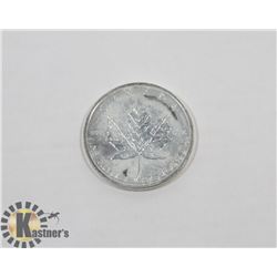 2011 CANADIAN FINE SILVER 1-OZ $5 COIN
