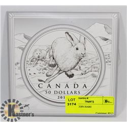 2016 $50 COIN HARE