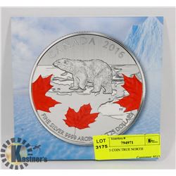 2016 $25 COIN TRUE NORTH