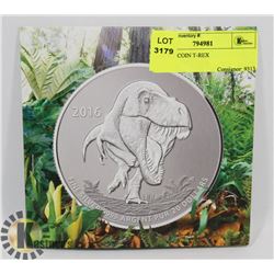 2016 $20 COIN T-REX