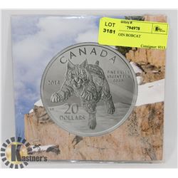 2014 $20 COIN BOBCAT