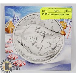 2015 $20 COIN GINGERBREAD MAN