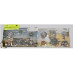 LOT OF 2 UNCIRCULATED COIN SETS 1975, 1984