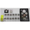 Image 1 : LOT OF CANADA COINS INCLUDING  12 NICKELS, 1982