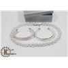 Image 1 : 3PC SILVER PLATED BANGLES & PEARL CHAIN.